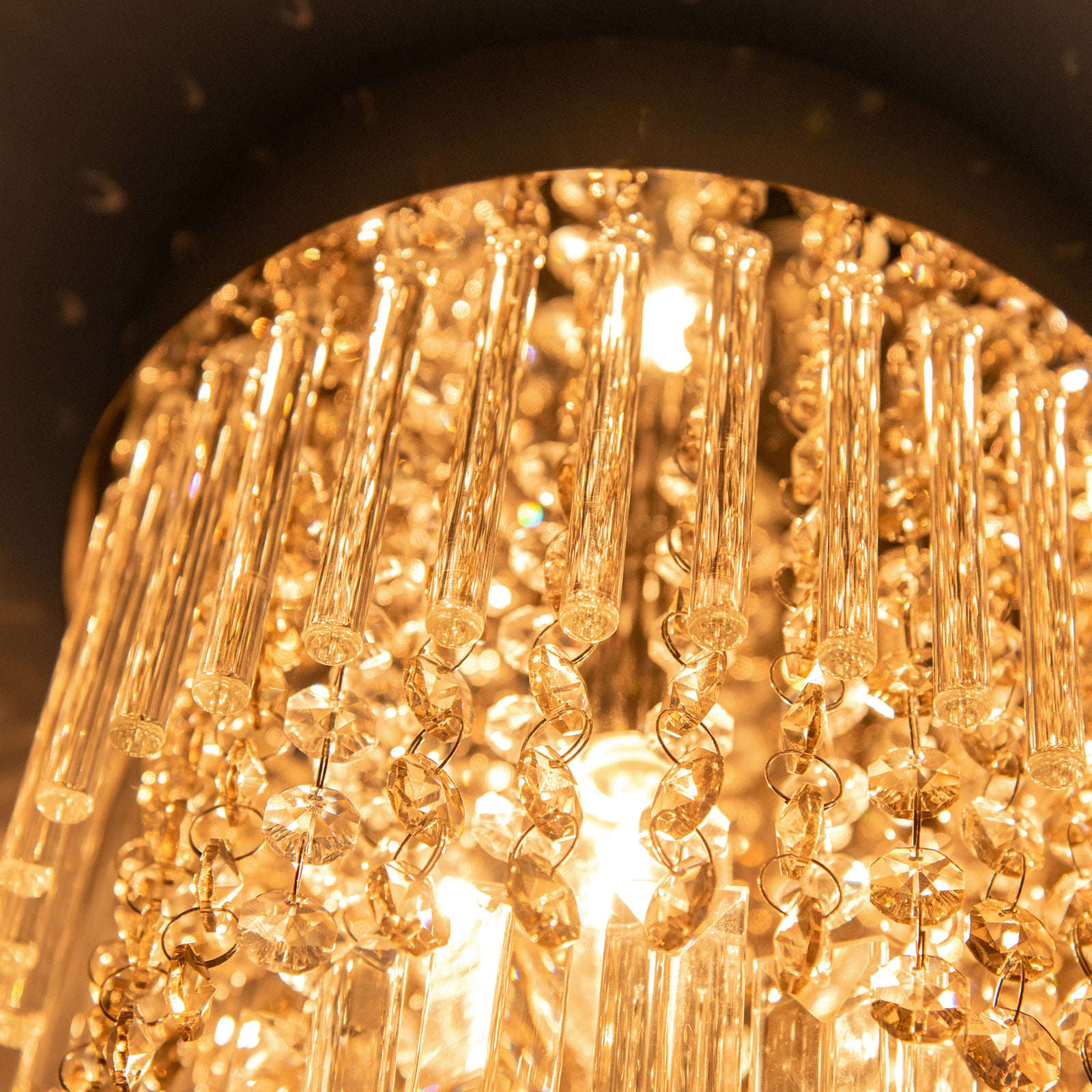 Raindrop Crystal Chandelier Ceiling Light For Kitchen