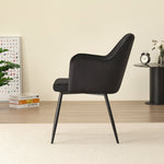 Charlotte Velvet Dining Chairs Set Of 2 - Modern Elegance And Comfort