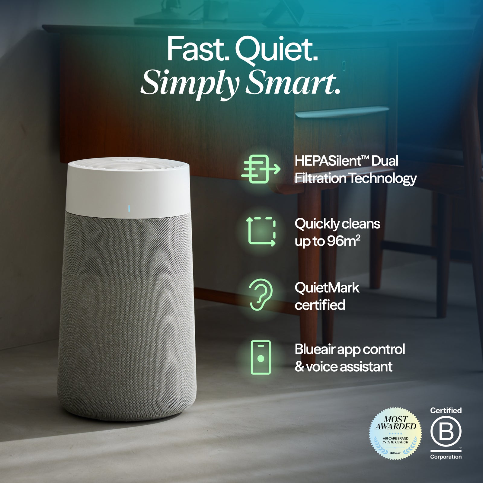 Blue Max 3250i Smart Air Purifier - For Rooms Up To 48m2