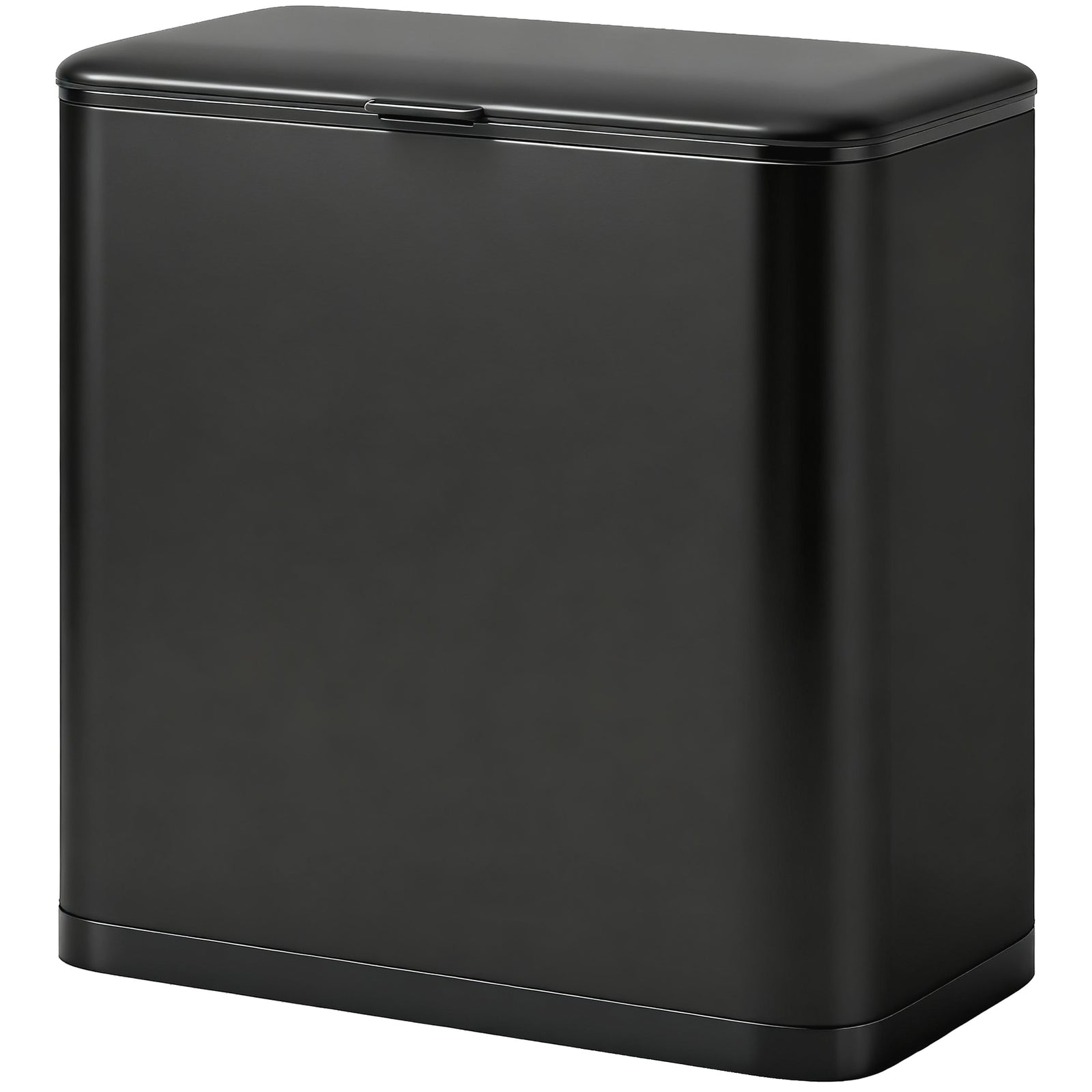 8l Hanging Kitchen Bin, Rubbish Bin W/ Stay-open Lid For Under Sink | Black