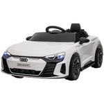 Audi Rs E-tron Gt Licensed 12v Kids Electric Ride On W/ Remote | White