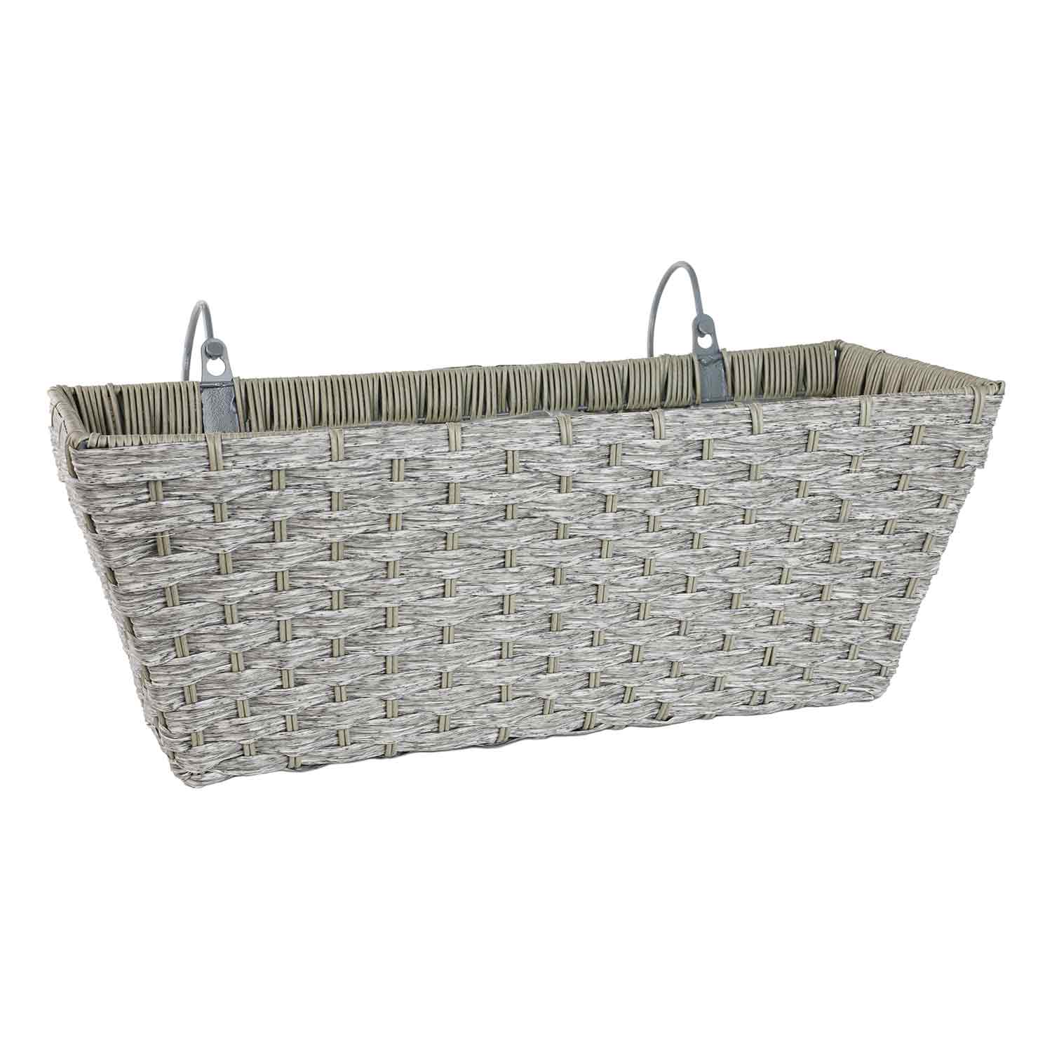 60cm Mountain Grass Effect Multi-placement Planter | Set-of-1 | Grey