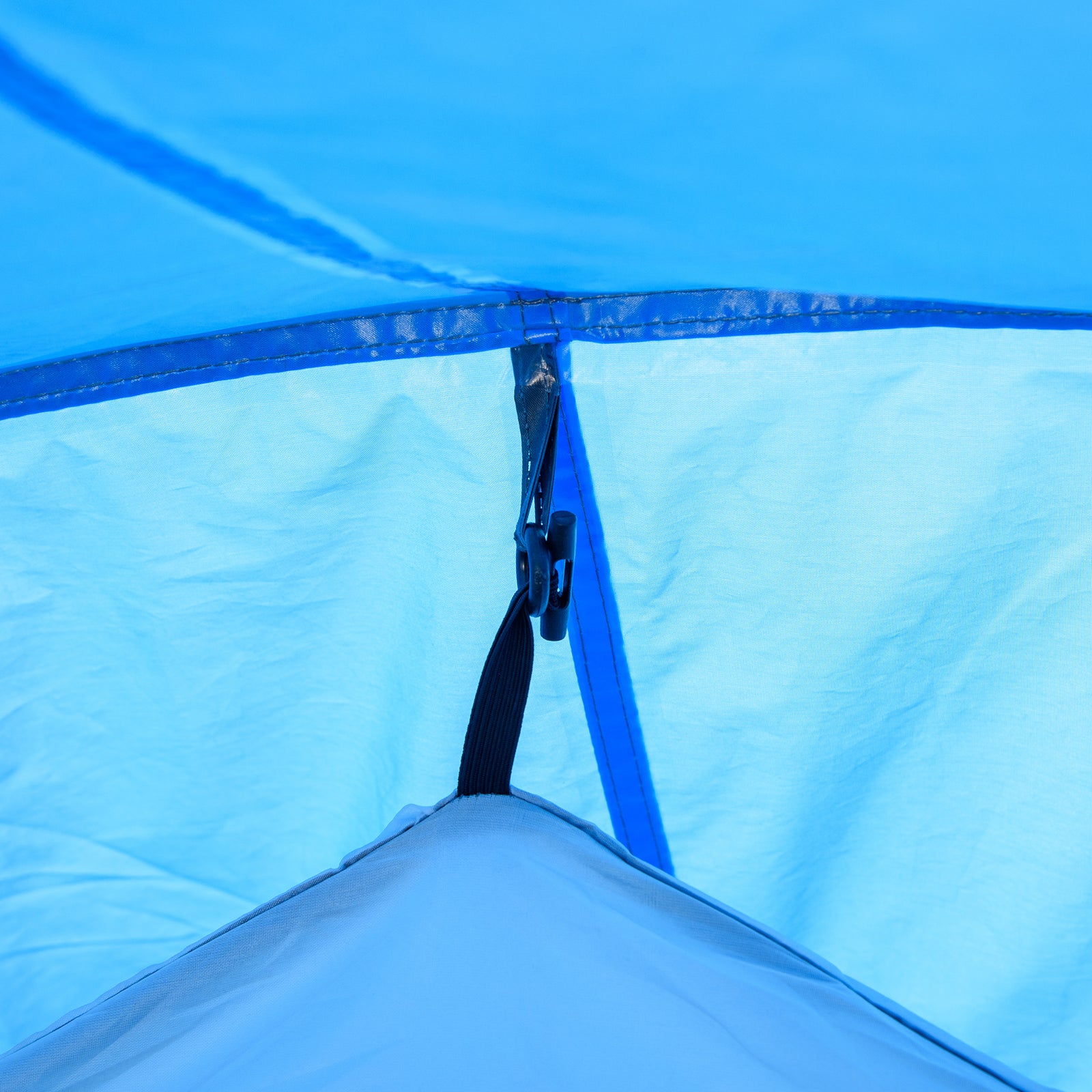 3 Man Camping Tent 2 Rooms Porch Vents Weather-resistant | Blue