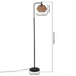 Breeins Modern Floor Lamp With Irregular Shade