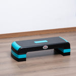 Aerobic Stepper Adjustable Height 3 Levels | Black