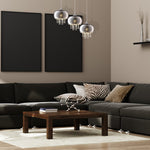 Starlight Chrome Pendant Lamp 3xe14 A Stunning Range With 22cm Glass Shades Housing Chrome Fitments And Gorgeous Crystals