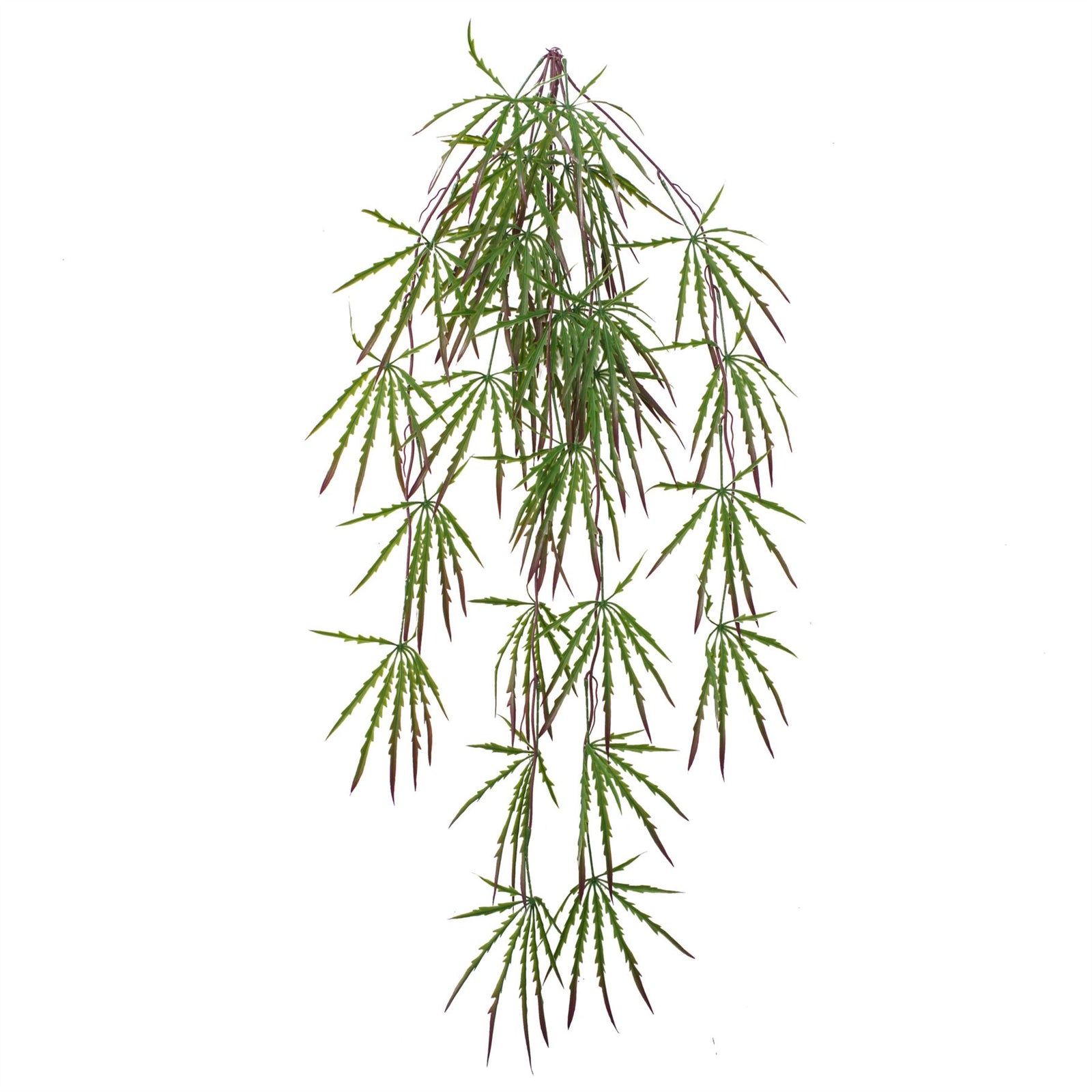 Pack Of 12 X 100cm Artificial Hanging Acer Spider Plant
