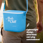 Cool Box 5l Lightweight Portable Foam Insulation Carrying Strap | 5l | Blue