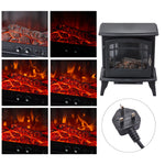 Breeins Freestanding Electric Fireplace Stove
