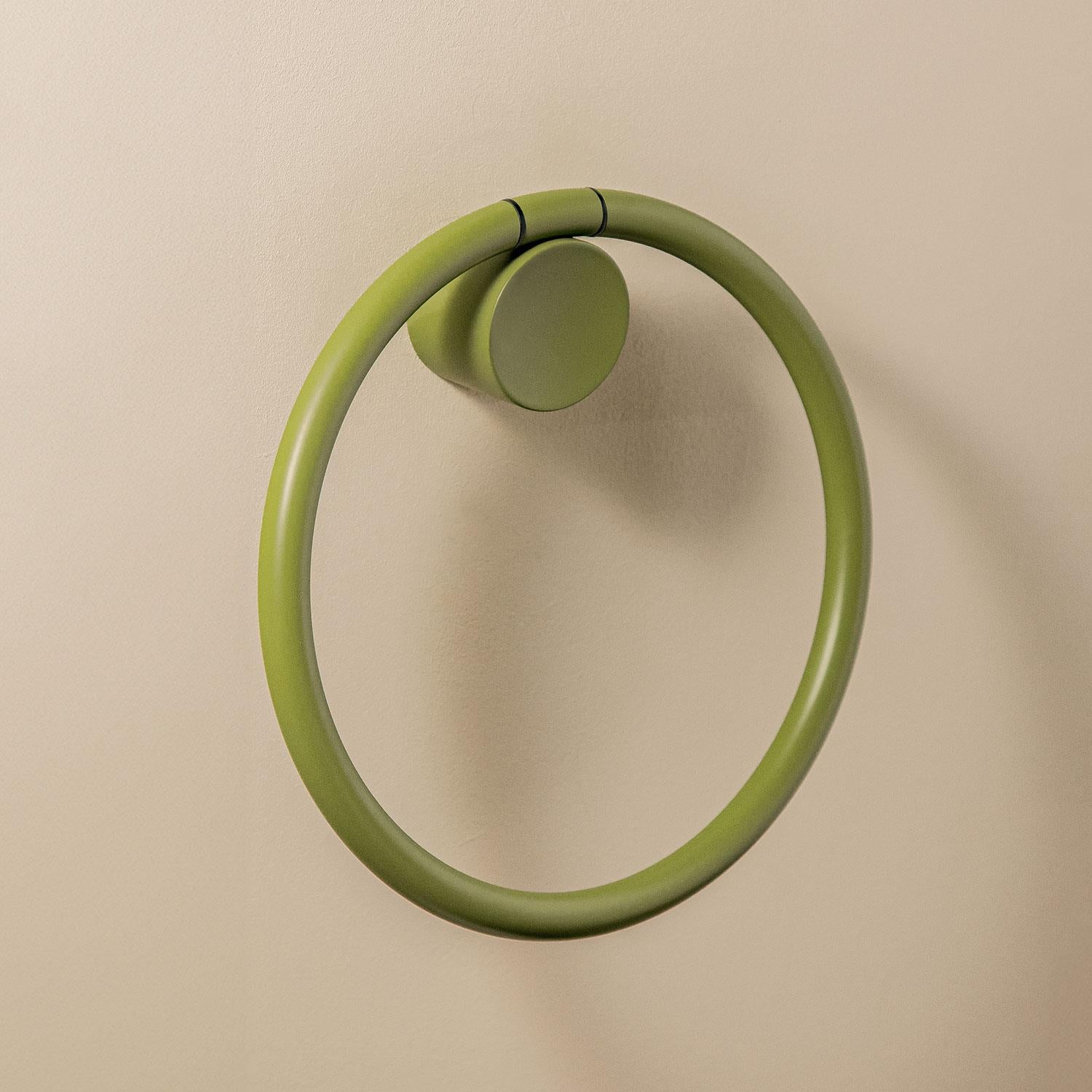 Towel Ring, 20cm Diam, Green, Award-winning Design, Geyser Collection