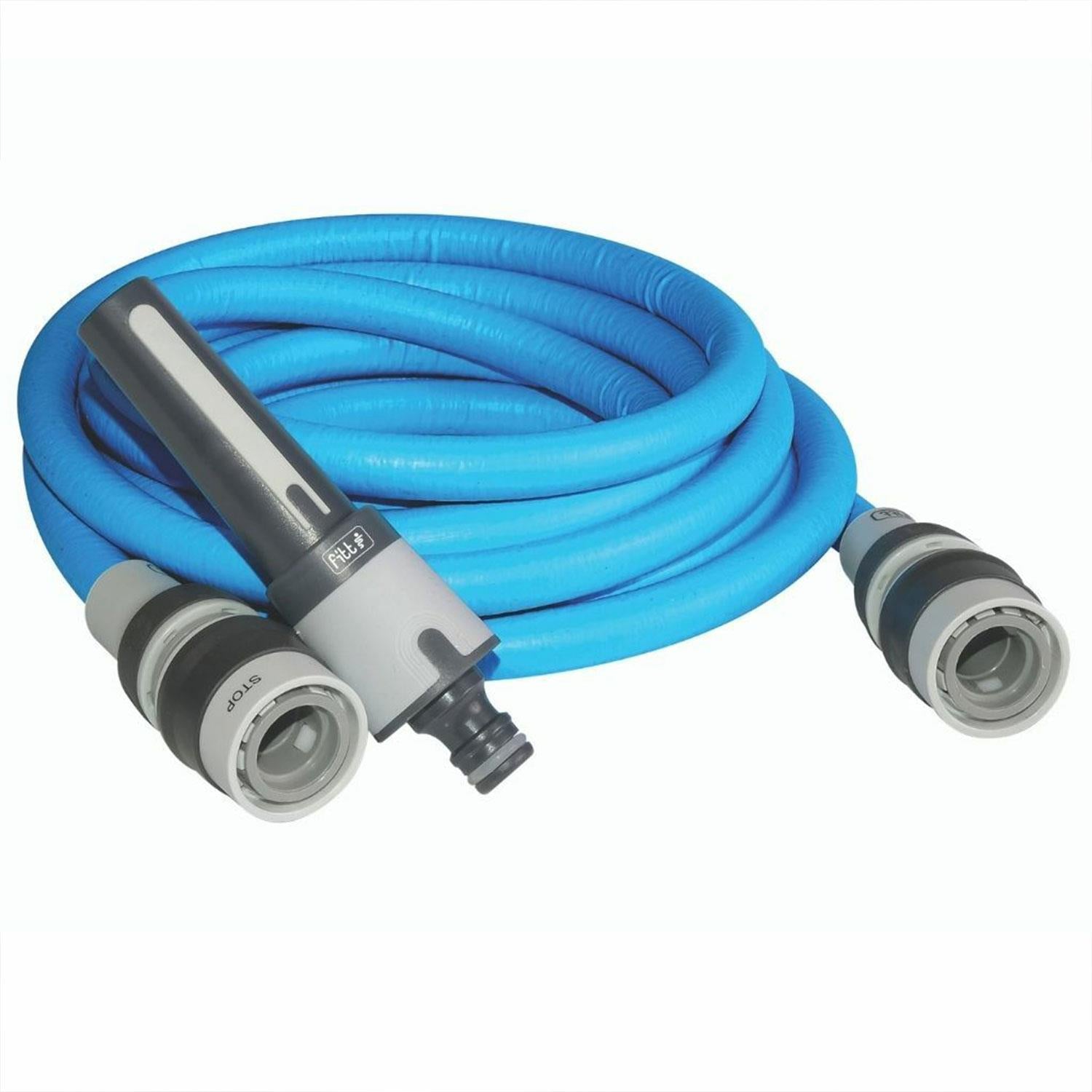 Fitt Ikon Expandable Garden Hose Complete Set 15m Blue | Blue