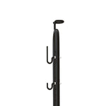 SPORTNOW Vertical & Horizontal Bike Rack, Black