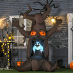 8ft Led Inflatable Floating Tree Ghost Decoration Halloween Mains Powered