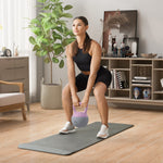 Soft Kettlebell, With Non-slip Handle,for Home Gym Strength | 10kg | Lilac