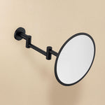 Wall Magnifying Mirror, Matt Black Architect Sp (x5)
