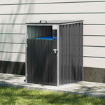 Metal Outdoor Garbage Bin Shed For 1 Trash Bin
