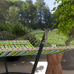 9.5ft Portable Hammock 4 String, Brazilian, Flat, Rope Styl
