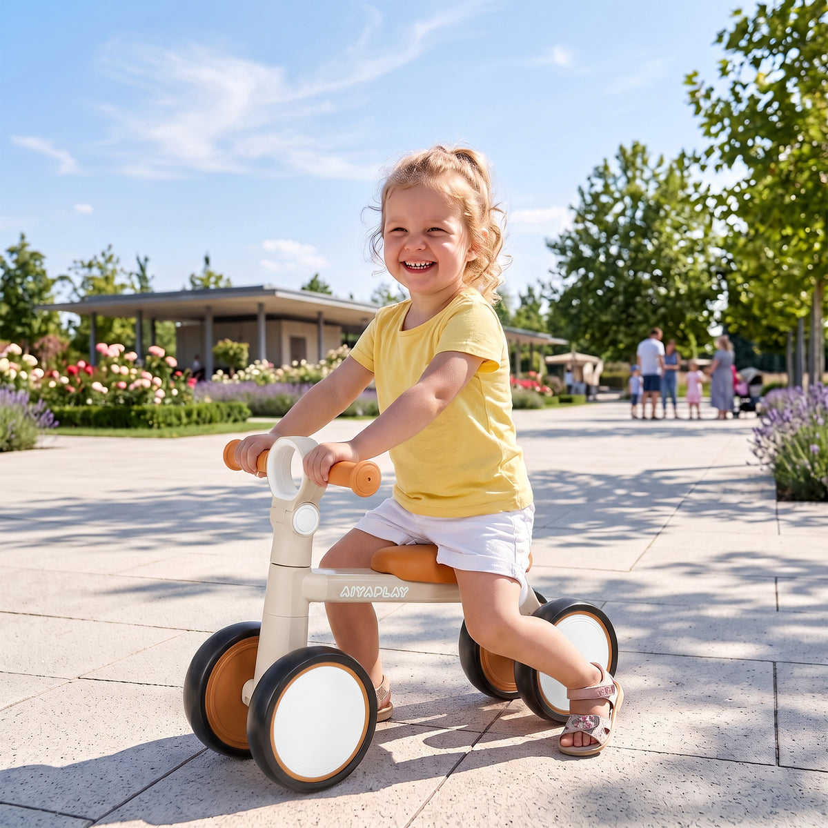 AIYAPLAY Balance Bike Lightweight And Adjustable For 1-2 Years