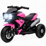 Kids Electric Motorcycle Ride-on Toy W/ High-traction Wheels | Pink
