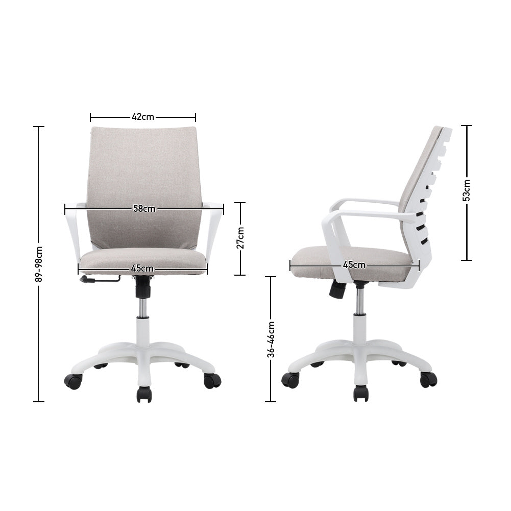 Ergonomic Office Chair Mesh Swivel Computer Chair For Home And Office | Khaki