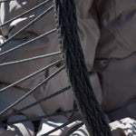 Lynton Garden Hanging Egg Chair | Light Grey