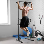 Multi-function Power Tower Dip Station For Home Gym | Black