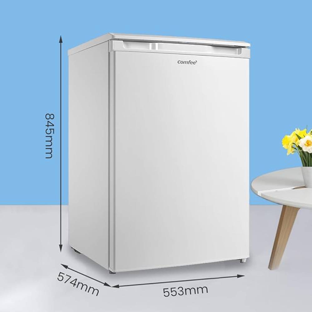 Comfee 88l Under Counter Freezer (-18℃), Freestanding With Reversible Door, 3 Drawers & Adjustable Thermostat, 55cm Wide
