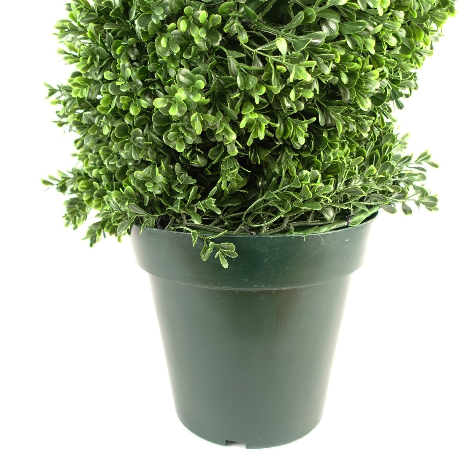 Artificial 125cm Uv Resistant Plastic New Boxwood Spiral Tree - 920 Leaves