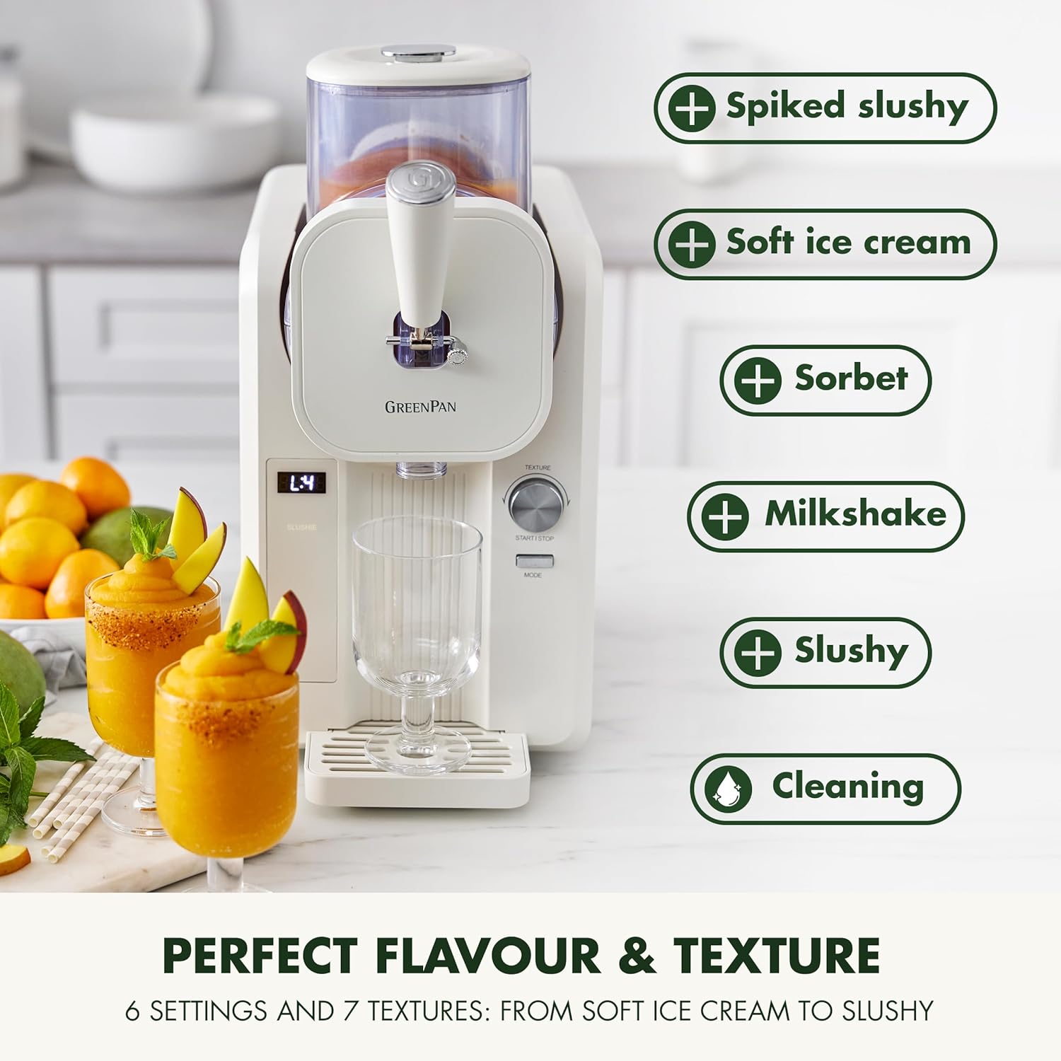 Frost Ice Cream Maker & Slushie Machine With Built-in Compressor | Cream
