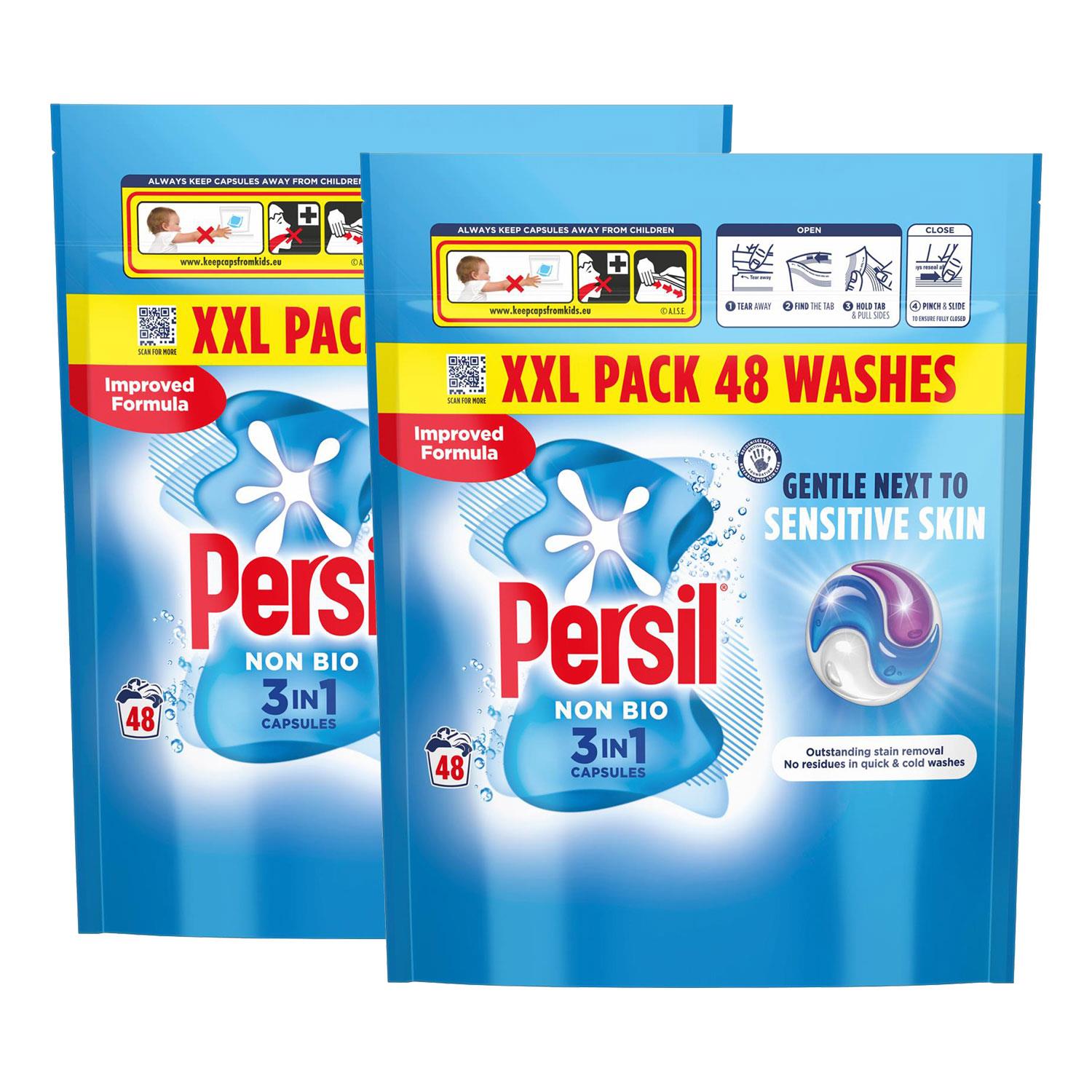Xxl 3in-1 Washing Capsules Non-bio Gentle Next To Sensitive Skin 48w | Set-of-2