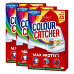 Colour Catcher Max Protect Laundry Sheets Prevent Colour Run 40sheets, 3pk
