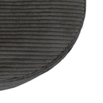 Frankie Cord Bean Bag Pouffe | Charcoal