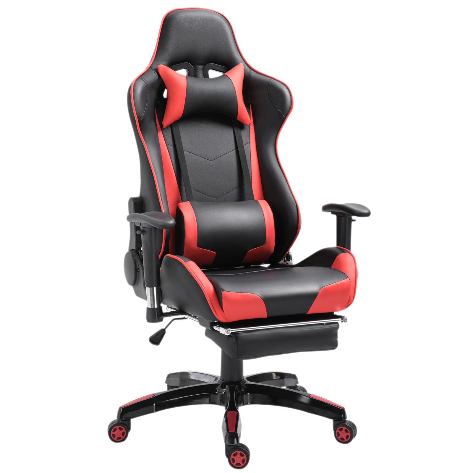 Ergonomic Gaming Chair Reclining Red