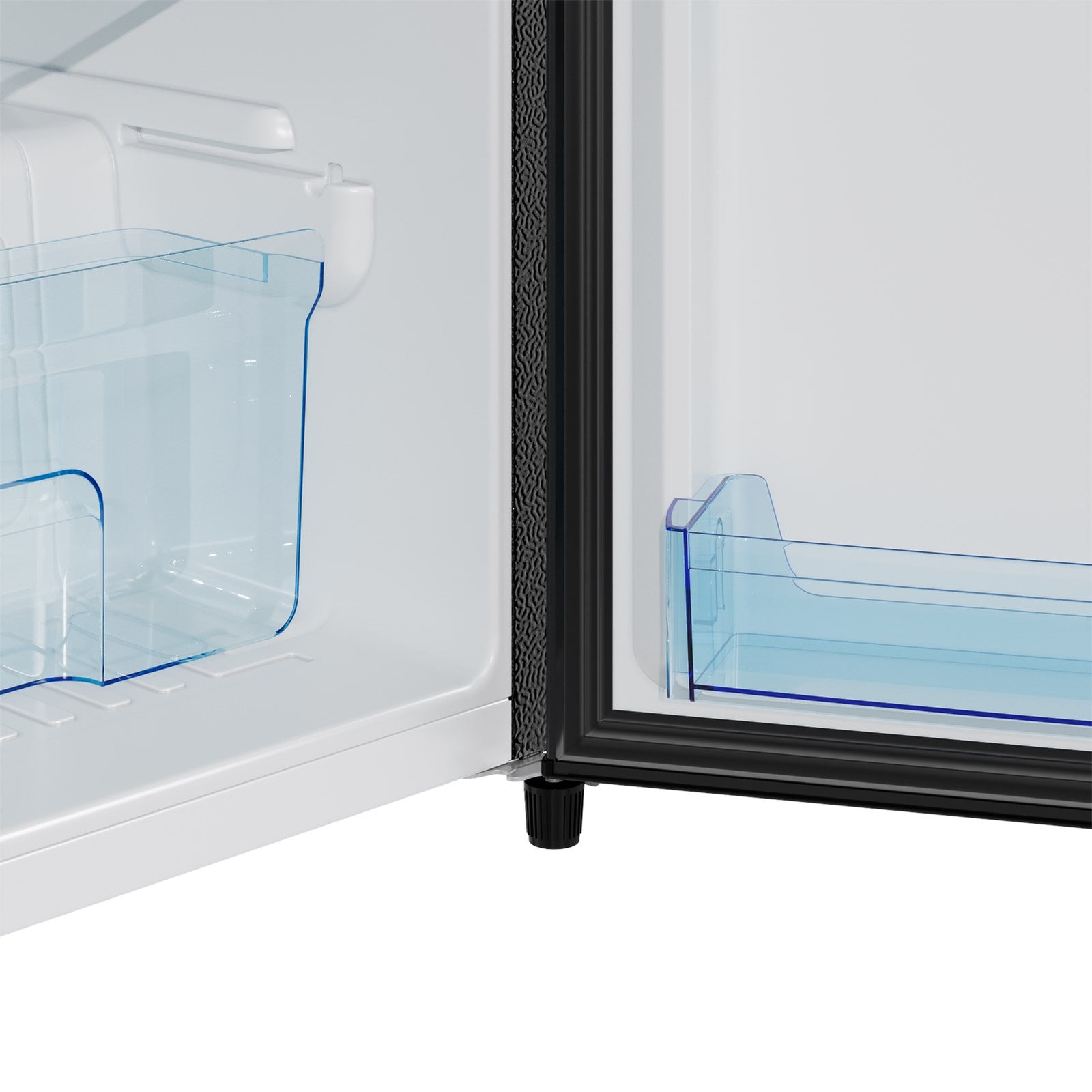 Single Door Fridge With 9l Freezer Compartment | 106l | Black