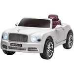 Bentley Mulsanne Licensed Kids Electric Ride-on Car W/ Remote - White