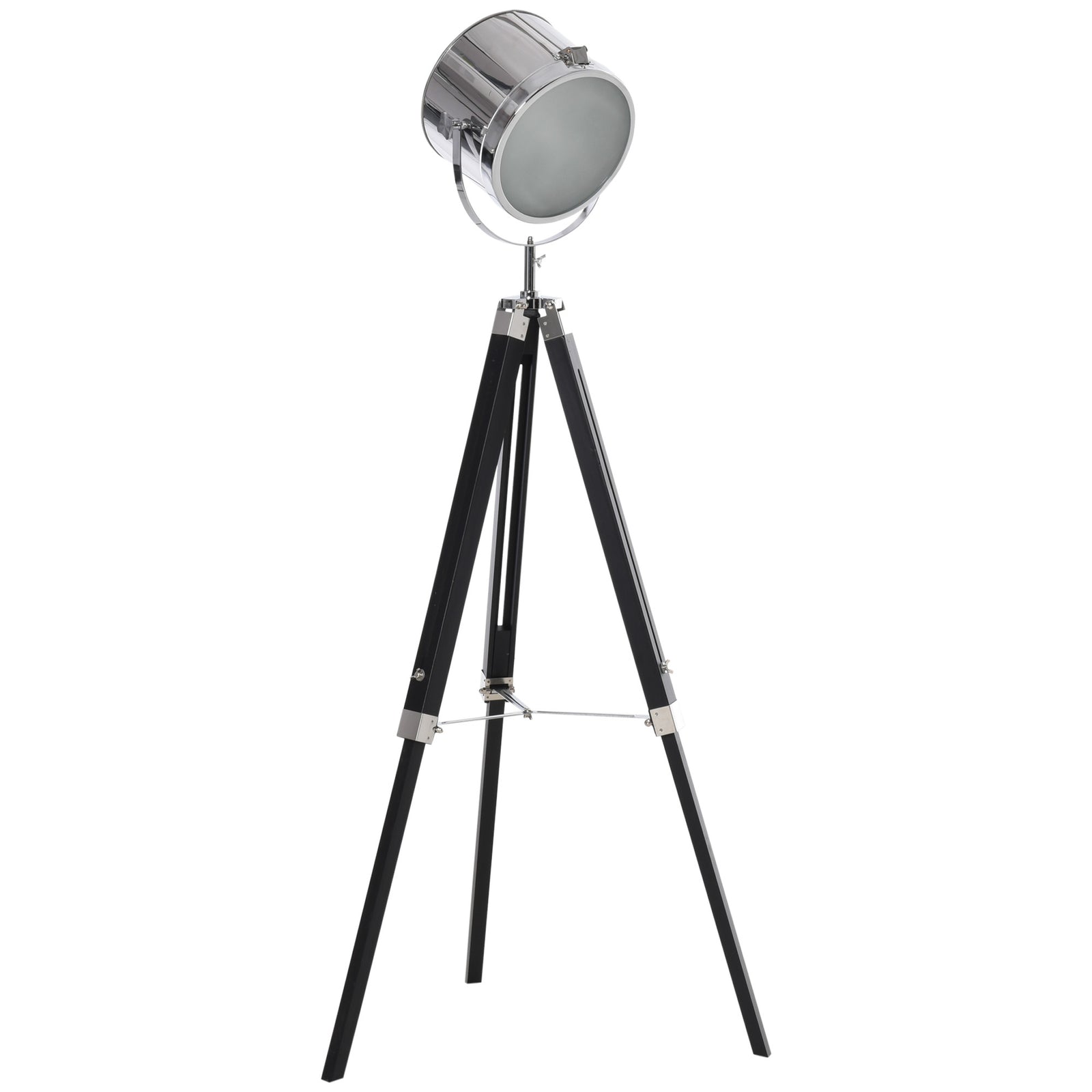 Industrial Style Adjustable Tripod Floor Lamp Searchlight