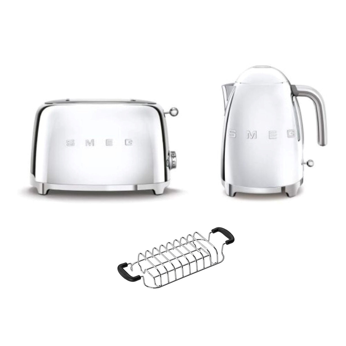Klf03, Tsf01, Tsbw01 Kettle, Toaster & Bun Warmer Set | Silver