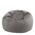 Aurora Velvet Bean Bag | Charcoal
