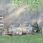 Mini Greenhouse W/ Plastic Cover - Clear
