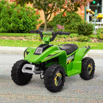 6v Kids Electric Ride On Car For 18-36 Months Toddlers | Green