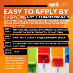 Insopaint Anti Condensation Paint - Stops Condensation On Interior Walls & Ceilings | 5l | Rock Salt
