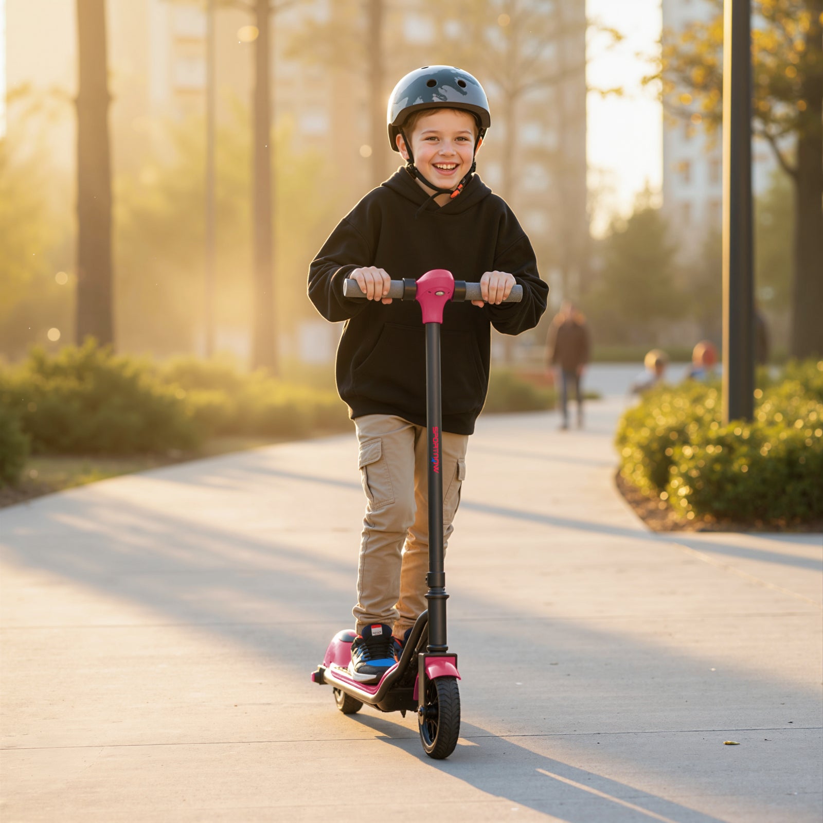 Electric Scooter, Lightweight E Scooter With Led Display | Pink