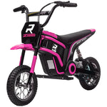 24v Kids Electric Motorbike With Twist Grip Throttle, Music, Horn | Pink