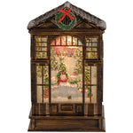Christmas Snow Globe Lantern With Lights