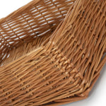 Double Steamed Storage Wicker Tray | Large | Brown