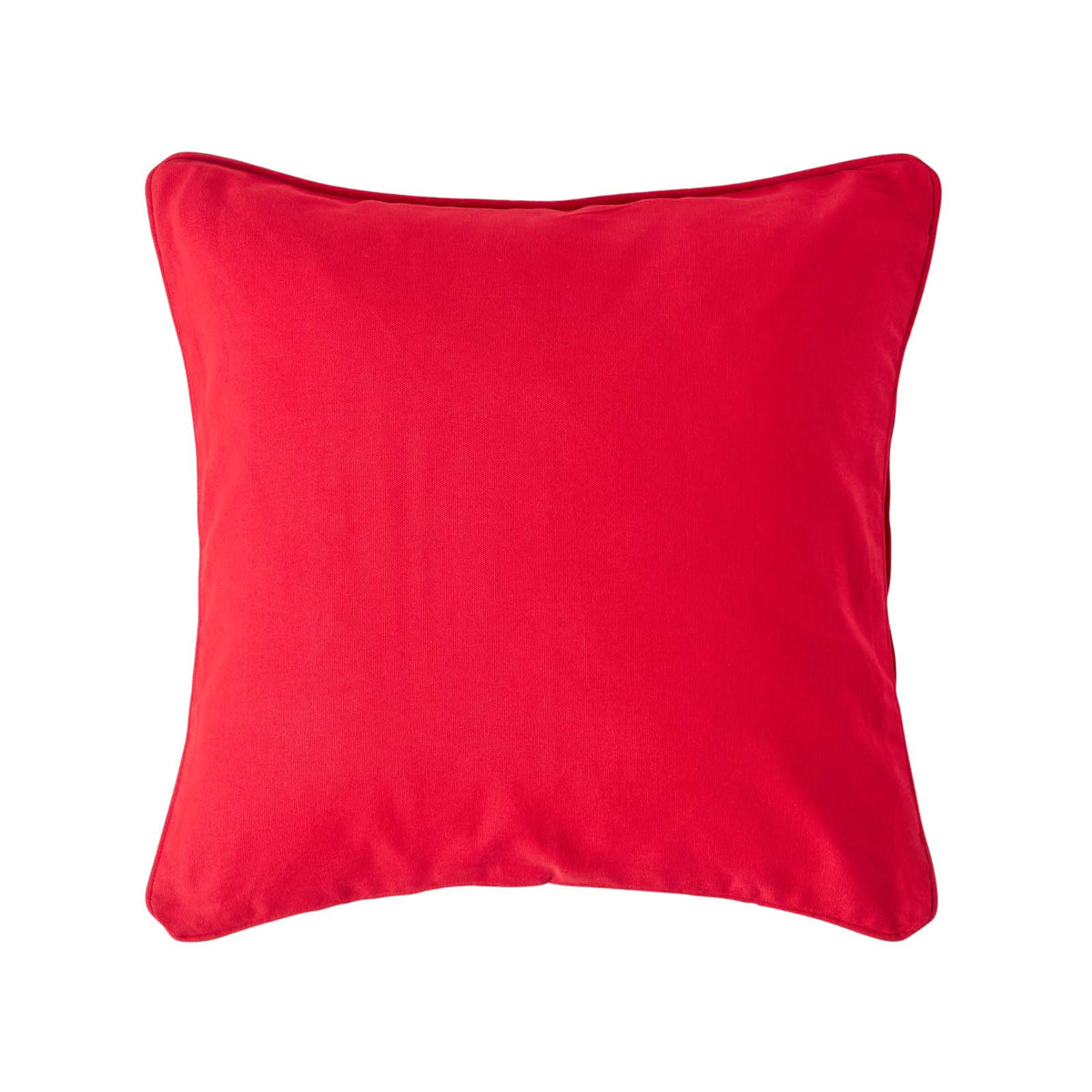Cotton Plain Cushion Cover | 45cm x 45cm | Red