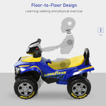 Goodyear Baby Quad Ride-on Walker W/ Lights Horn Storage 18-36 Months