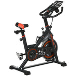 8kg Flywheel Exercise Bike W/ Adjustable Height, Resistance | Black