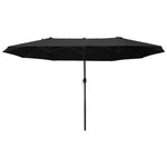 4.6m Double-sided Sun Umbrella W/ Base