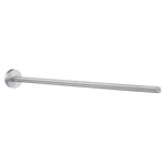 Chrome Fixed Towel Rail Wall Mounted Bathroom Storage | Brushed Chrome